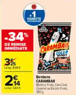 Carrefour CARAMBAR Bonbons offre