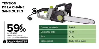 Carrefour Tronçonneuse électrique 2000 W offre