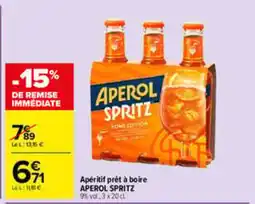 Carrefour APEROL SPRITZ offre