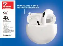 Carrefour koool.star Ecouteurs sans fil offre