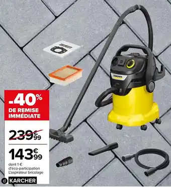 Carrefour Aspirateur bricolage KWD offre