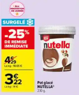 Carrefour Nutella offre