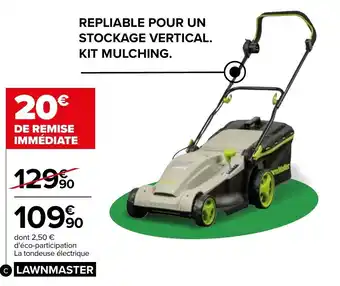 Carrefour Tondeuse électrique 1800 W offre