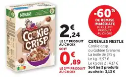 U Express Nestlé Cookie Crisp offre