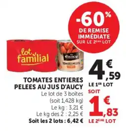 U Express Daucy Tomates pelées offre