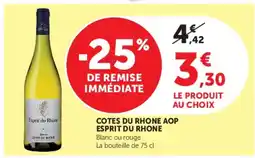Super U SINNAE Esprit du Rhône offre