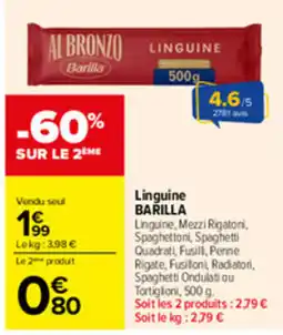 Carrefour Barilla Linguine offre