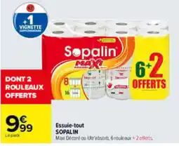 Carrefour Sopalin Essuie-tout offre