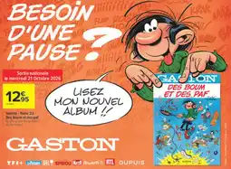 Carrefour Gaston tome 23 des boum et des pat offre