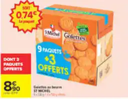 Carrefour ST MICHEL Galettes au beurre offre