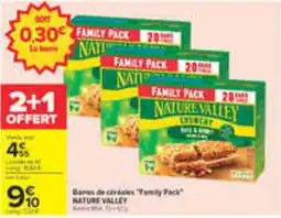 Carrefour NATURE VALLEY Barres de céréales offre