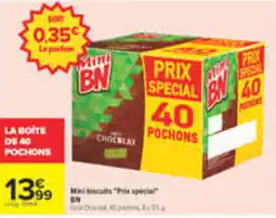 Carrefour BN Mini biscuits offre