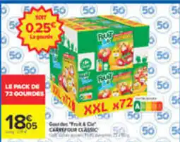 Carrefour Fruit & Cie Gourdes offre