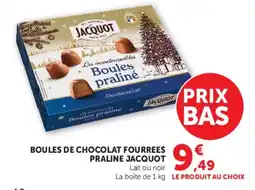 Hyper U JACQUOT Boules praliné offre