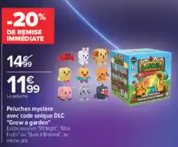 Carrefour Grow a Garden Peluches mystère offre