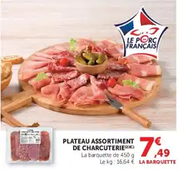 Hyper U LE PORC FRANÇAIS PLATEAU ASSORTIMENT DE CHARCUTERIE offre