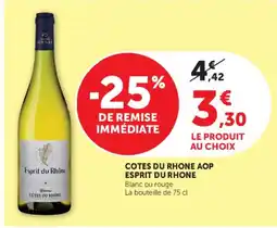 Hyper U SINNAE Esprit du Rhône offre