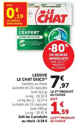 Hyper U LE CHAT DISCS offre