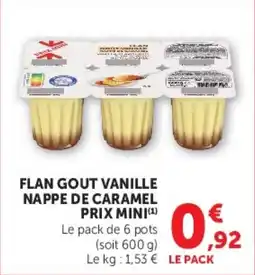 U Express FLAN GOUT VANILLE offre