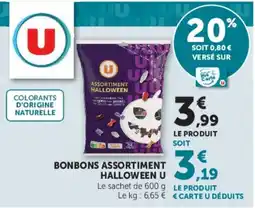 Super U U Bonbons assortiment Halloween offre