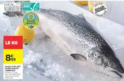 Carrefour Saumon entier ASC offre