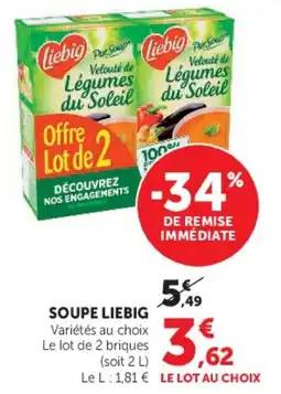 Super U Liebig Velouté de Légumes du Soleil offre