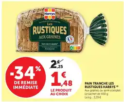 Super U Harrys Les Rustiques Aux Graines offre