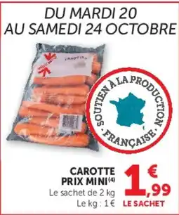 Super U CAROTTE offre