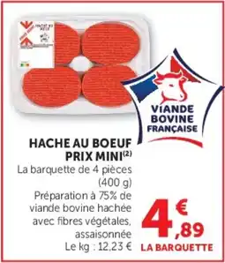 Super U Viande Bovine Française Hache au Bœuf offre