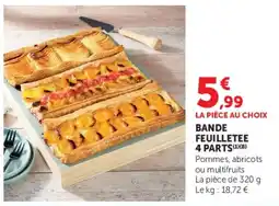 Super U BANDE FEUILLETÉE offre