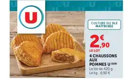 Super U U Chaussons aux pommes offre