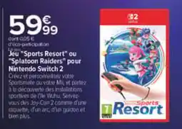 Carrefour Nintendo Switch 2 Sports Resort offre