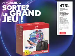 Carrefour Pack console nintendo switch 2 + le jeu nintento switch sports resort offre