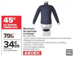 Carrefour MEDEK Mannequin de repassage et séchage offre