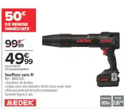 Carrefour MEDEK Souffleur sans fil offre