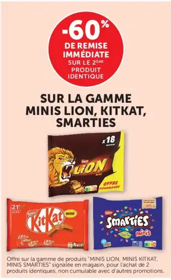 Minis Lion kitkat smarties