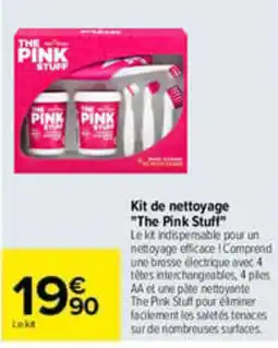 Carrefour The Pink Stuff Kit de nettoyage offre