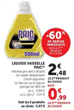 U Express PAIC LIQUIDE VAISSELLE offre