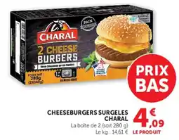 Hyper U CHARAL CHEESEBURGERS offre