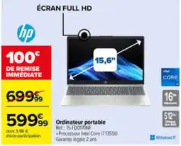 Carrefour hp Ordinateur portable offre