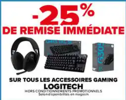 Carrefour Logitech sur tous les accessoires gaming offre