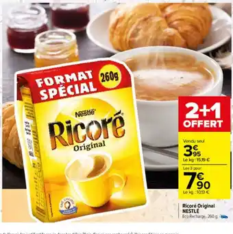 Carrefour Ricoré Original offre