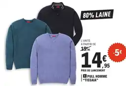 E.Leclerc Tissaia Pull Homme offre