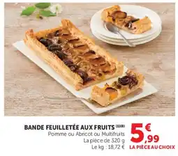 Hyper U BANDE FEUILLETÉE AUX FRUITS offre