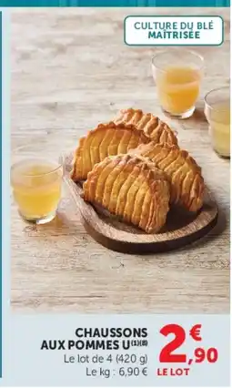 Hyper U CHAUSSONS AUX POMMES U offre