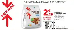 U Express Grignottes de poulet rôties offre
