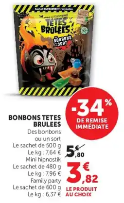 U Express TETES BRULEES offre