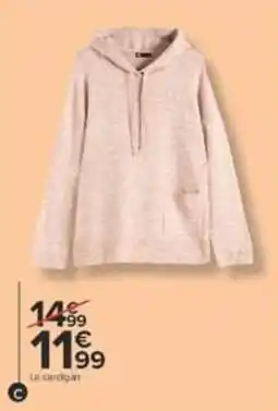 Carrefour Le cardigan offre
