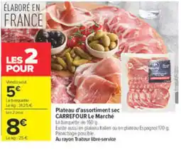 Carrefour CARREFOUR Le Marché Plateau d'assortiment sec offre