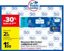 Carrefour CARREFOUR SOFT Mouchoirs Mini Confort offre